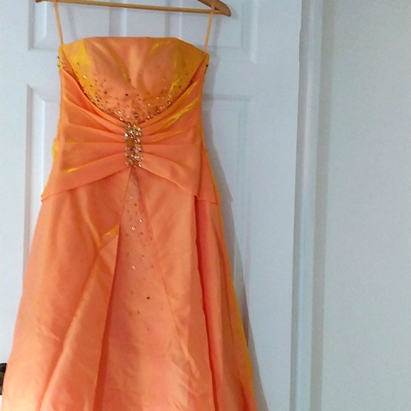 Strapless Prom Dress - Picture 1 of 6